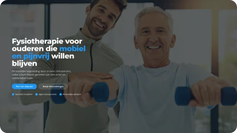 Voorbeeldwebsite — Fysiotherapeut
